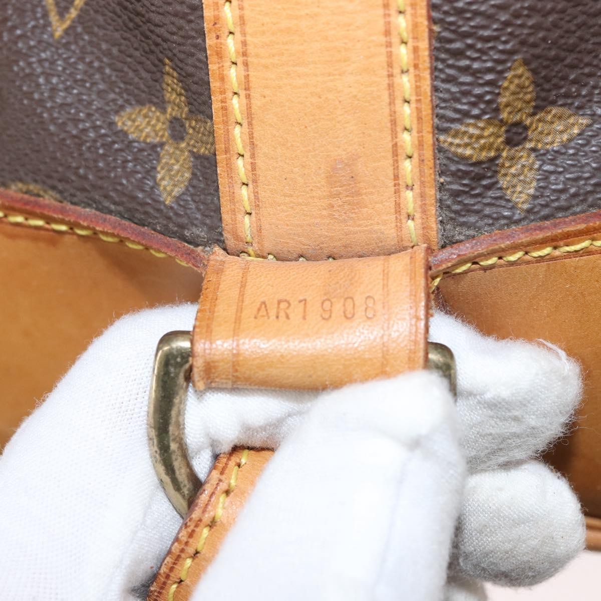 Louis Vuitton Randonnee Backpack Monogram Canvas Brown Canvas Shoulder Bag Bag (Pre-Owned)