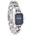 Chanel Premiere Chain Quartz Watch Stainless Steel With Diamond  Bezel Watch (Pre-Owned)