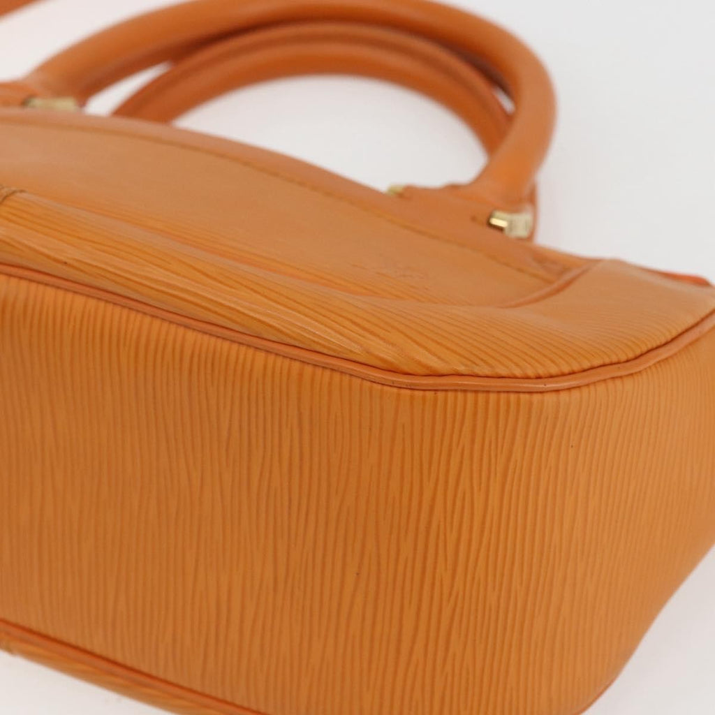 Louis Vuitton Danura Handbag Epi Orange Leather Handbag (Pre-Owned)
