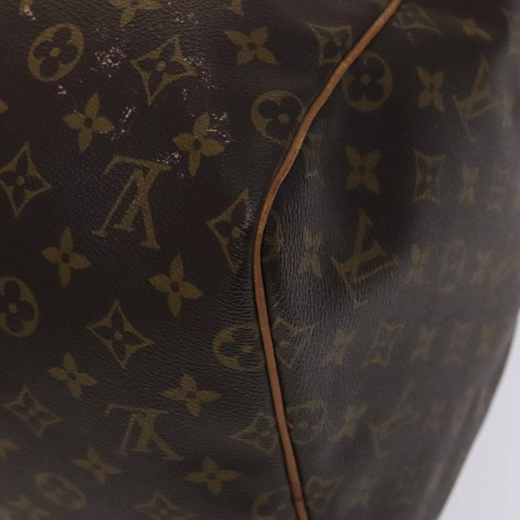 Louis Vuitton Keepall Bag Monogram Canvas Brown Canvas Travel Bag Bag (Pre-Owned)