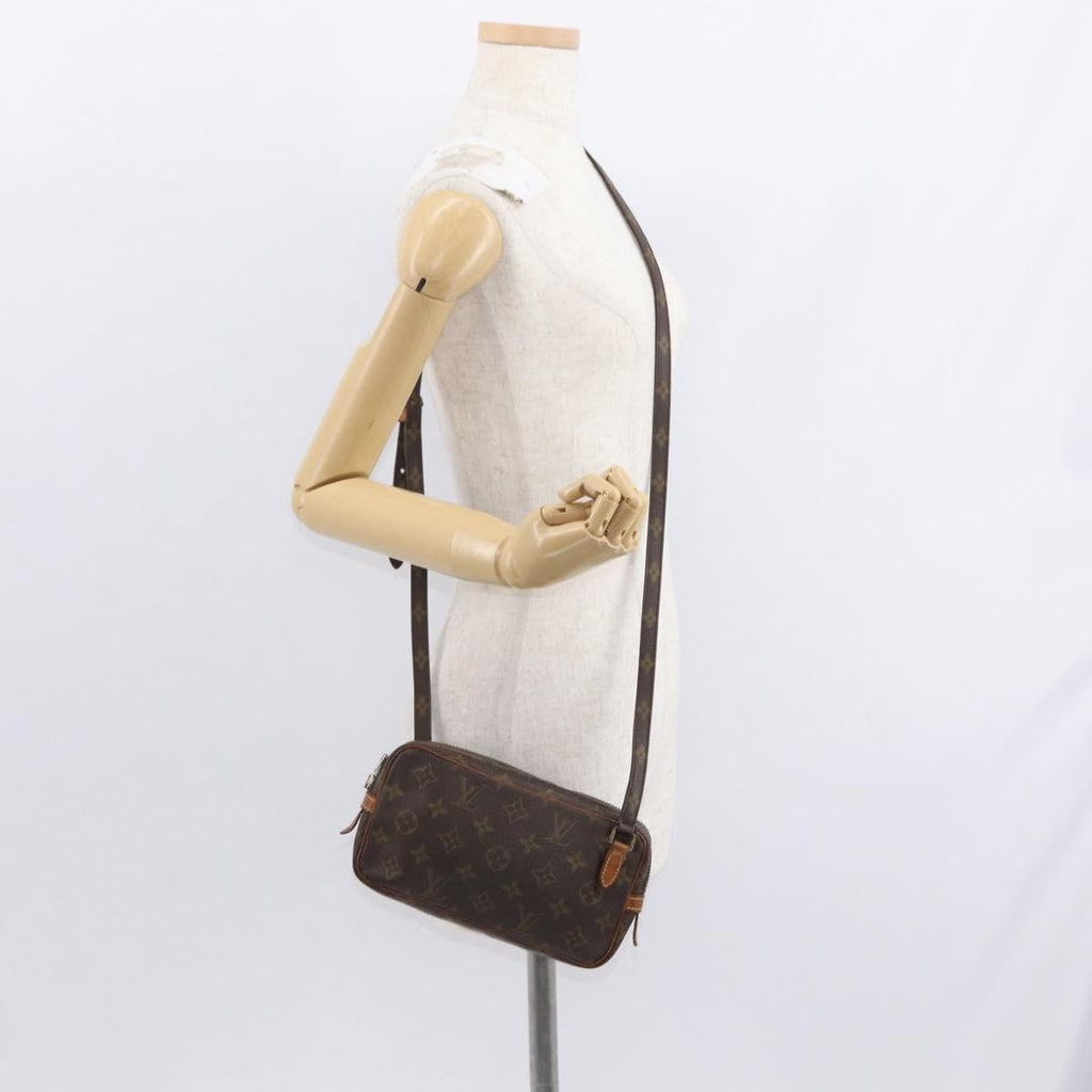 Louis Vuitton Pochette Marly Bandouliere Bag Monogram Canvas Brown Canvas Shoulder Bag Bag (Pre-Owned)