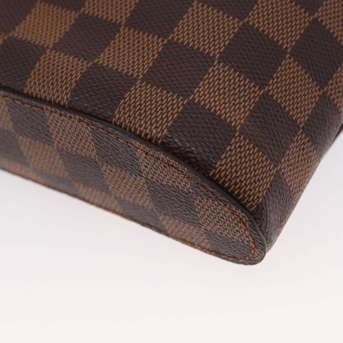 Louis Vuitton Geronimos Waist Bag Damier Brown Canvas Shoulder Bag Bag (Pre-Owned)