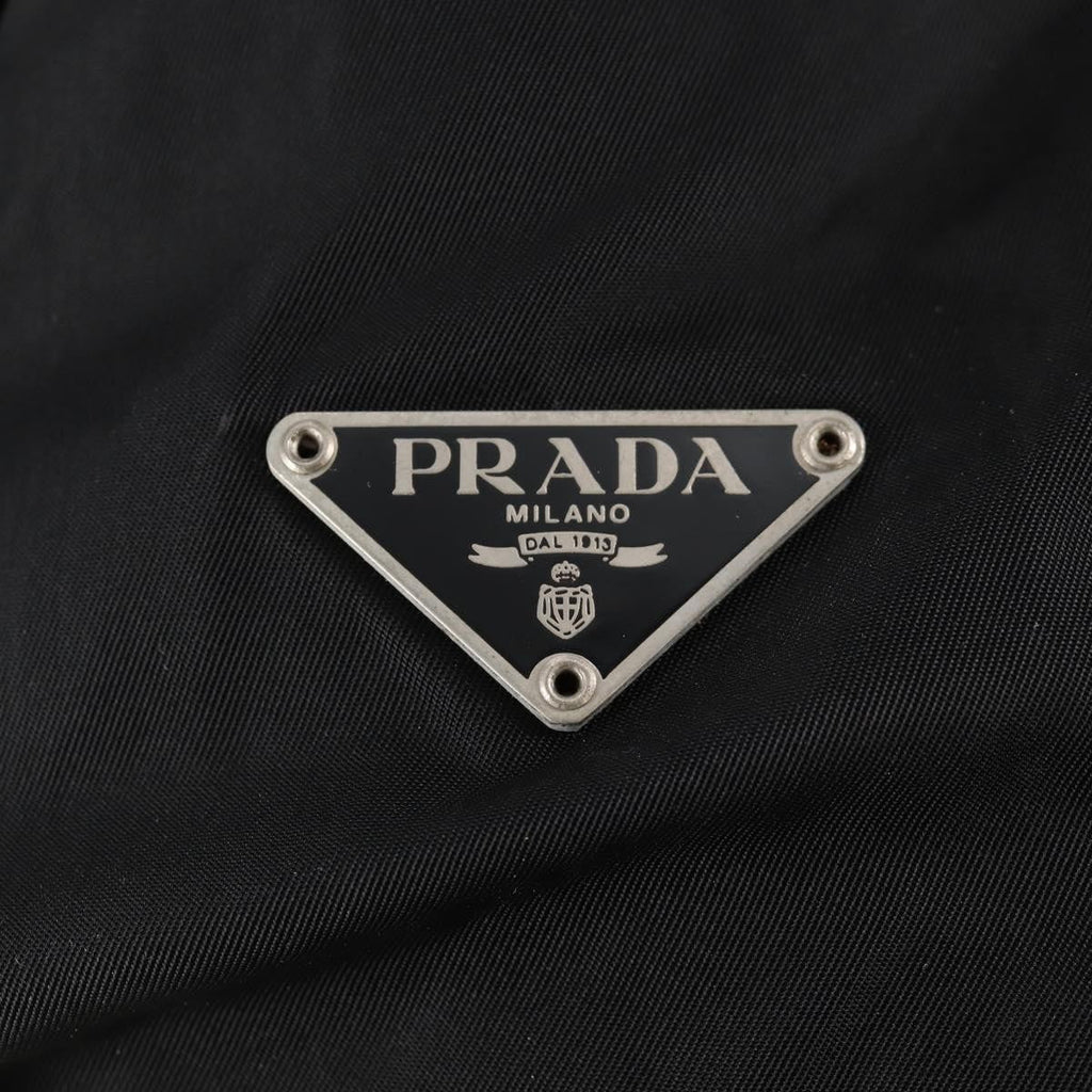 Prada Vintage Shoulder Bag Tessuto Black Nylon Shoulder Bag Bag (Pre-Owned)