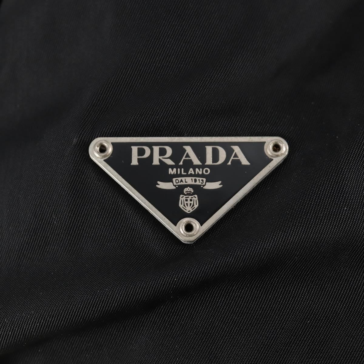Prada Vintage Shoulder Bag Tessuto Black Nylon Shoulder Bag Bag (Pre-Owned)
