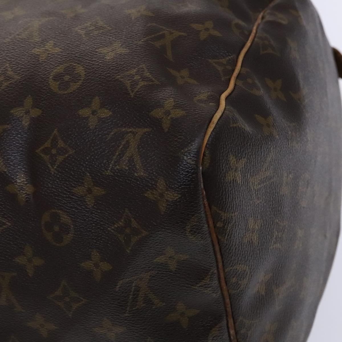 Louis Vuitton Keepall Bag Monogram Canvas Brown Canvas Travel Bag Bag (Pre-Owned)
