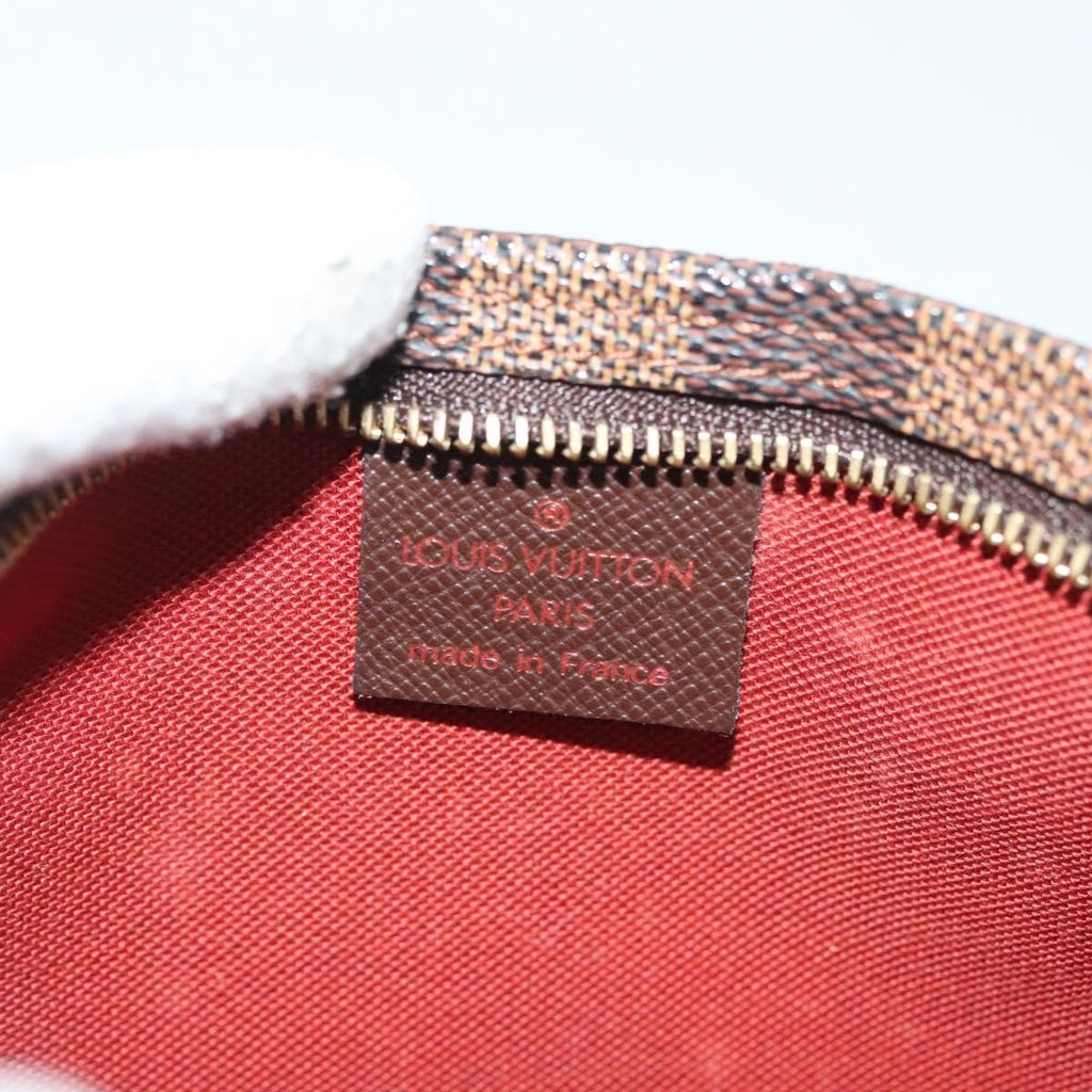 Louis Vuitton Trousse Make Up Bag Damier Canvas Brown Canvas Shoulder Bag Bag (Pre-Owned)