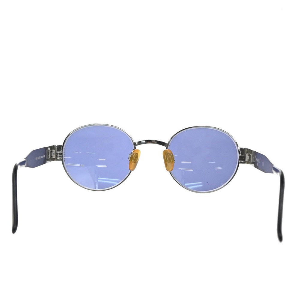 Chanel Chanel Logo Sunglasses Eye Wear Plastic Blue Metal Sunglasse Accessory (Pre-Owned)
