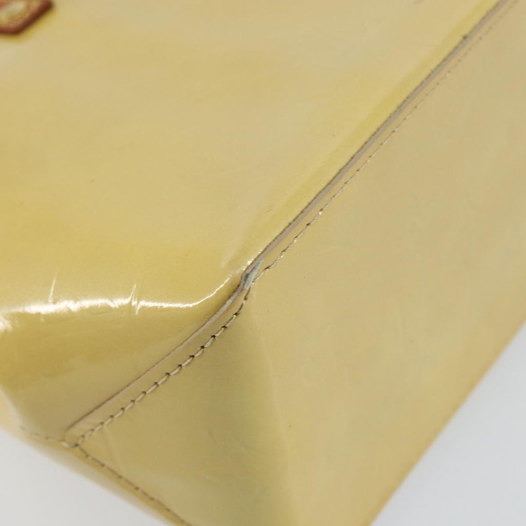 Louis Vuitton Reade Handbag Monogram Vernis Beige Patent_Leather Bag (Pre-Owned)
