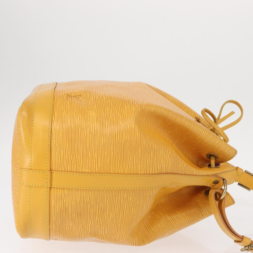 Louis Vuitton Noe Handbag Epi Leather Yellow Leather Shoulder Bag Bag (Pre-Owned)
