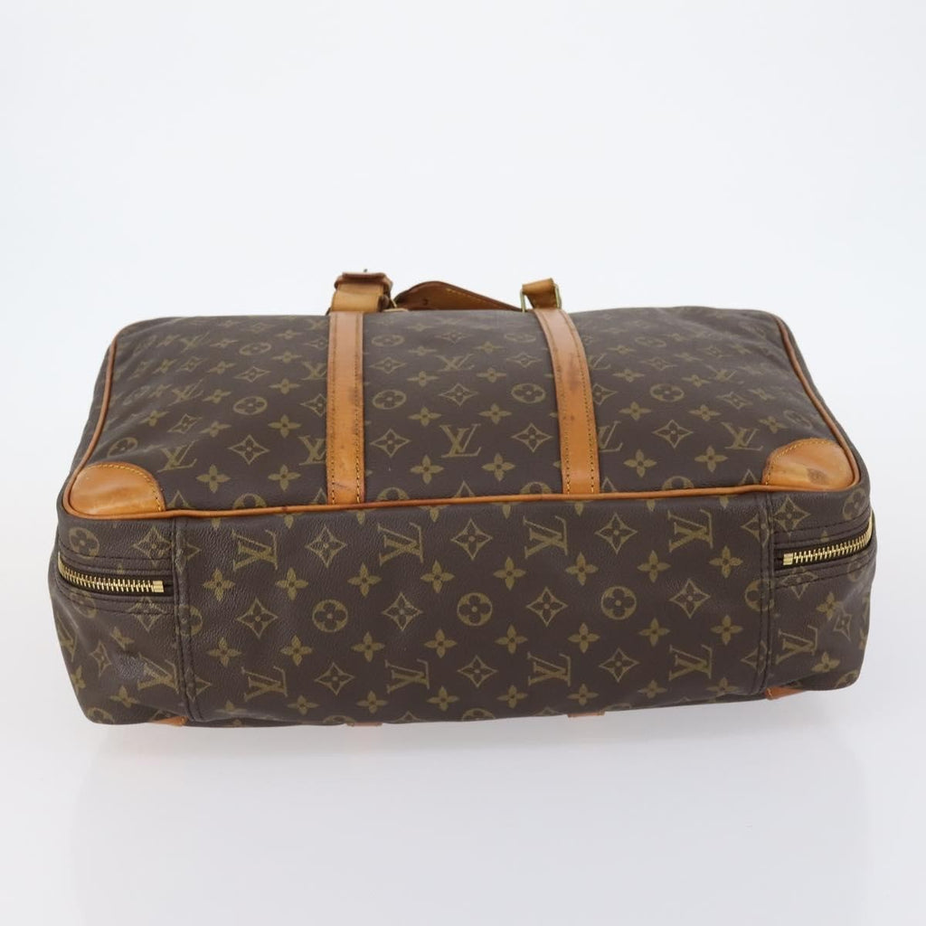 Louis Vuitton Sirius Handbag Monogram Canvas Brown Canvas Travel Bag Bag (Pre-Owned)