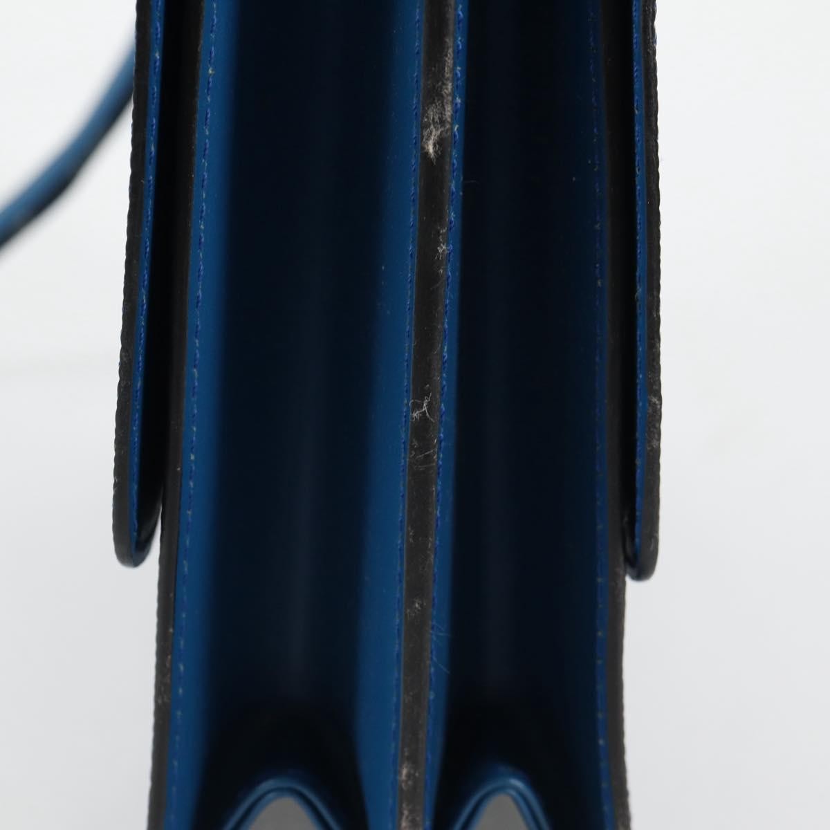 Louis Vuitton Grenelle Shoulder Bag Epi Leather Blue Leather Shoulder Bag Bag (Pre-Owned)