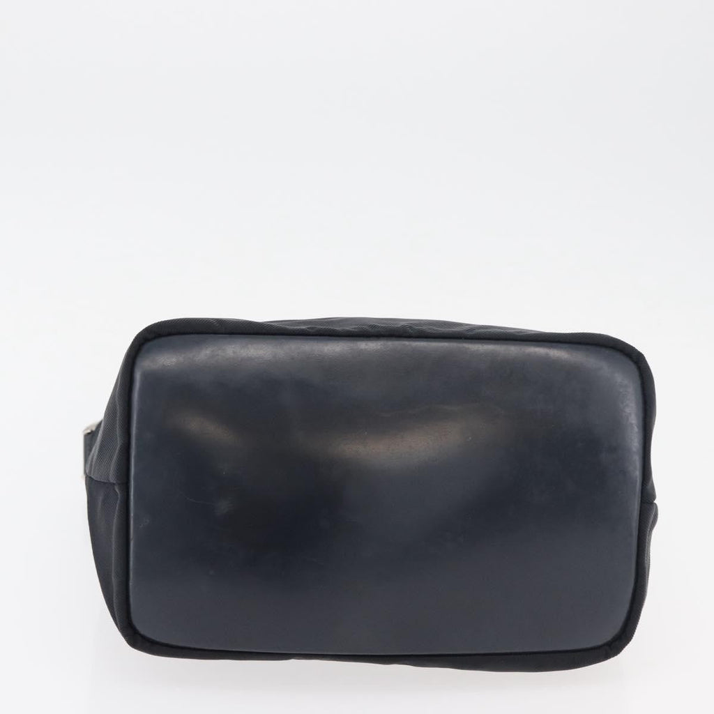 Gucci Vintage Bamboo Hobo Nylon Navy Nylon Shoulder Bag Bag (Pre-Owned)