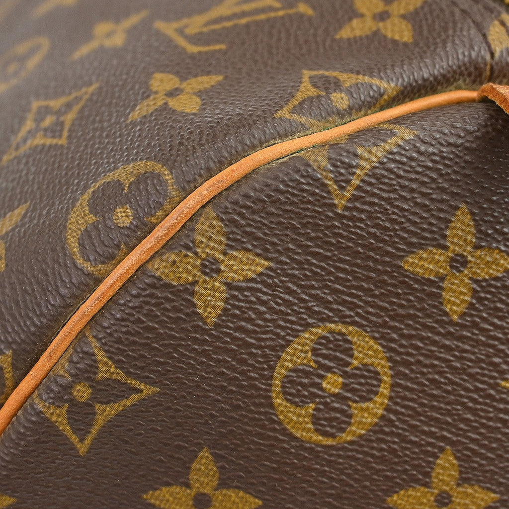 Louis Vuitton Keepall Bag Monogram Canvas Brown Canvas Travel Bag Bag (Pre-Owned)