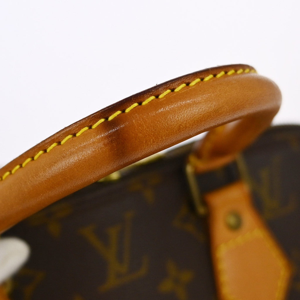 Louis Vuitton Alma Handbag Monogram Canvas Brown Canvas Handbag (Pre-Owned)