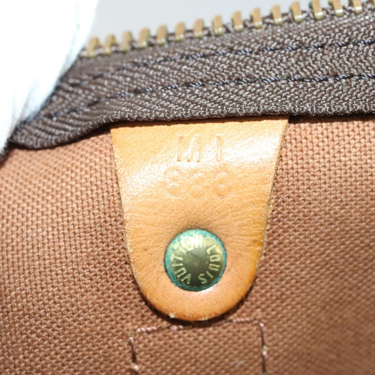 Louis Vuitton Keepall Bag Monogram Canvas Brown Canvas Travel Bag Bag (Pre-Owned)