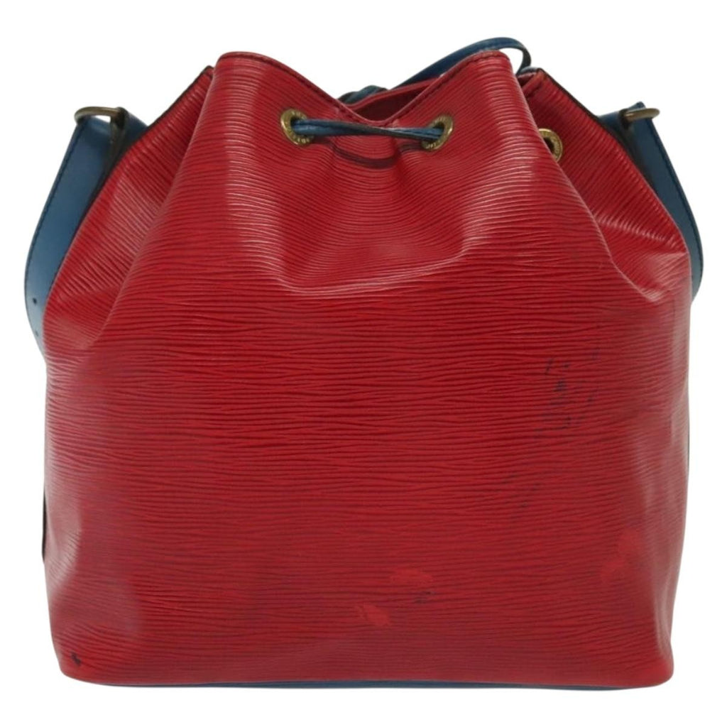 Louis Vuitton Petit Noe Handbag Epi Leather Red Leather Shoulder Bag Bag (Pre-Owned)