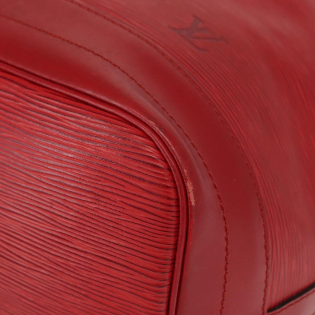 Louis Vuitton Noe Handbag Epi Leather Red Leather Shoulder Bag Bag (Pre-Owned)