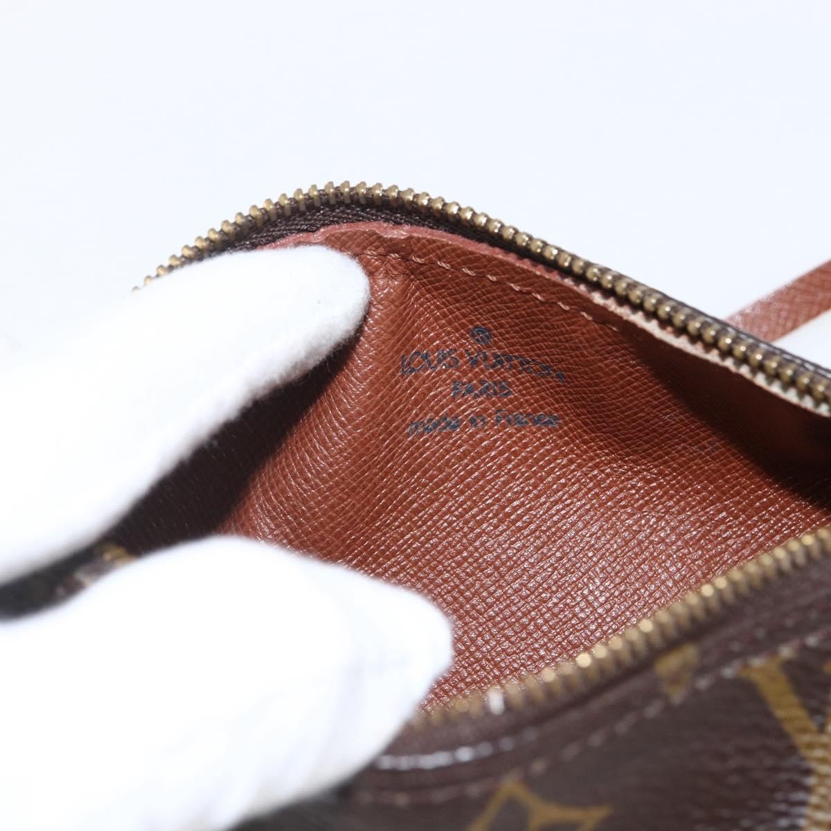 Louis Vuitton Papillon Pochette Monogram Canvas Brown Canvas Clutche & Pouche Bag (Pre-Owned)