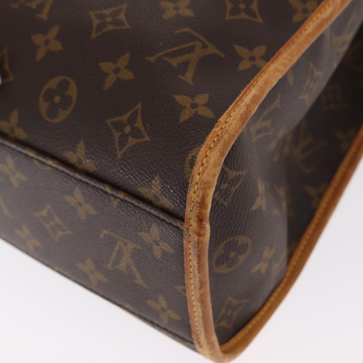 Louis Vuitton Beverly Briefcase Monogram Canvas Brown Canvas Briefcase Bag (Pre-Owned)