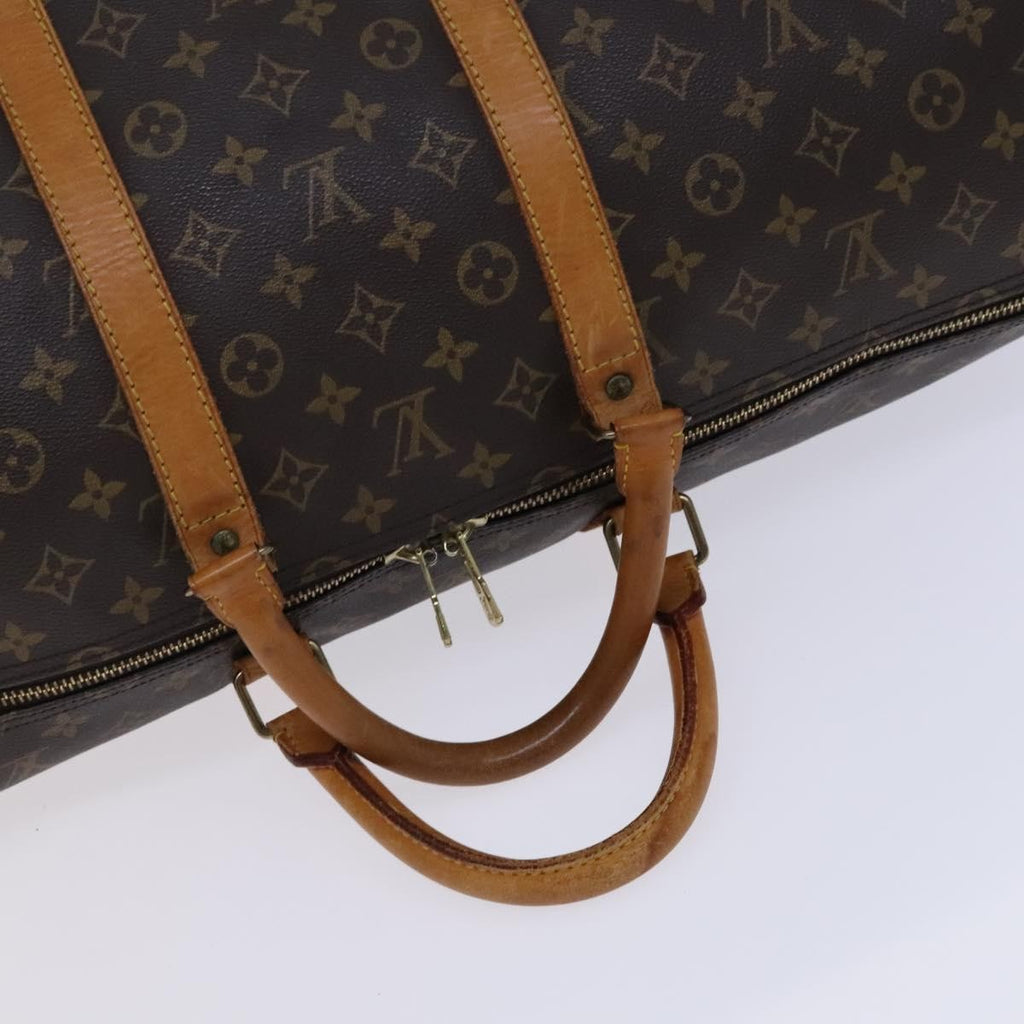 Louis Vuitton Keepall Bag Monogram Canvas Brown Canvas Travel Bag Bag (Pre-Owned)