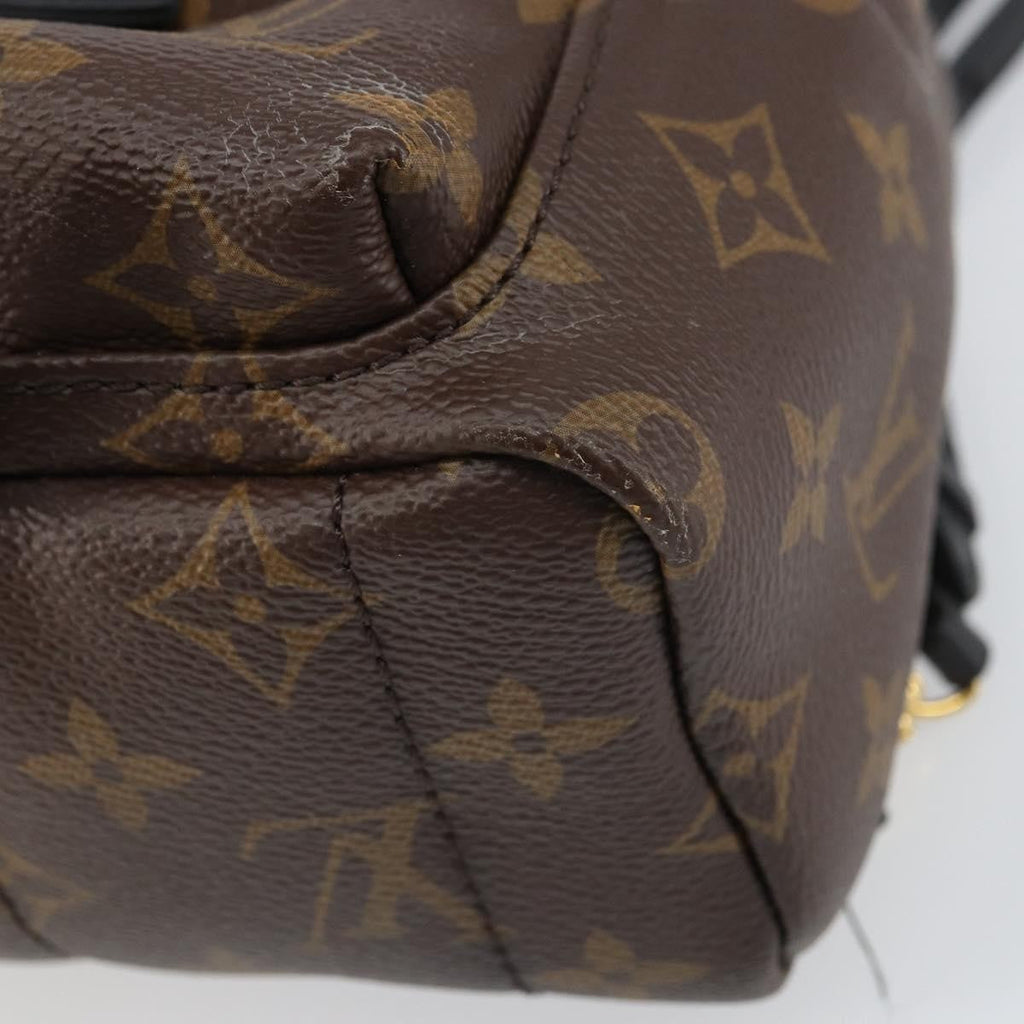 Louis Vuitton Palm Springs Backpack Monogram Canvas Brown Canvas Backpack Bag (Pre-Owned)