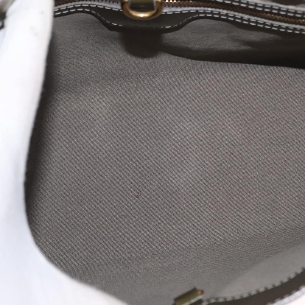 Louis Vuitton Wilshire Handbag Monogram Vernis Gray Patent_Leather Tote Bag Bag (Pre-Owned)