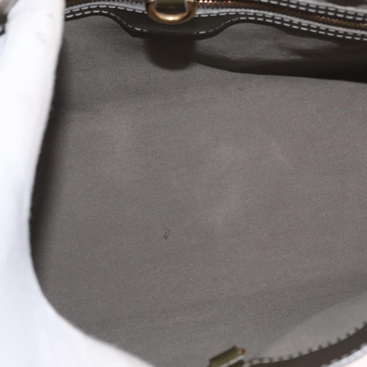 Louis Vuitton Wilshire Handbag Monogram Vernis Gray Patent_Leather Tote Bag Bag (Pre-Owned)