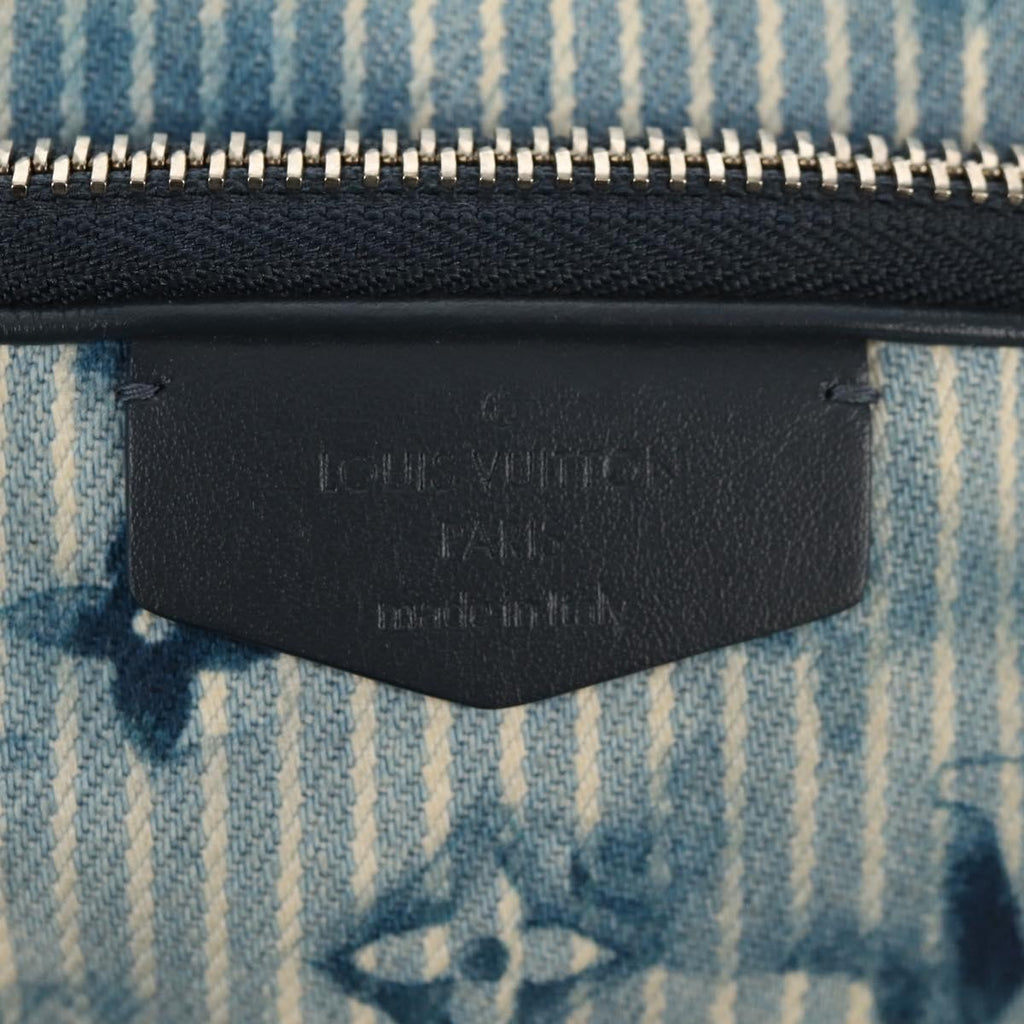 Louis Vuitton Outdoor Pouch Limited Edition Monogram Watercolor Stripes Denim Blue Canvas Clutche & Pouche Bag (Pre-Owned)