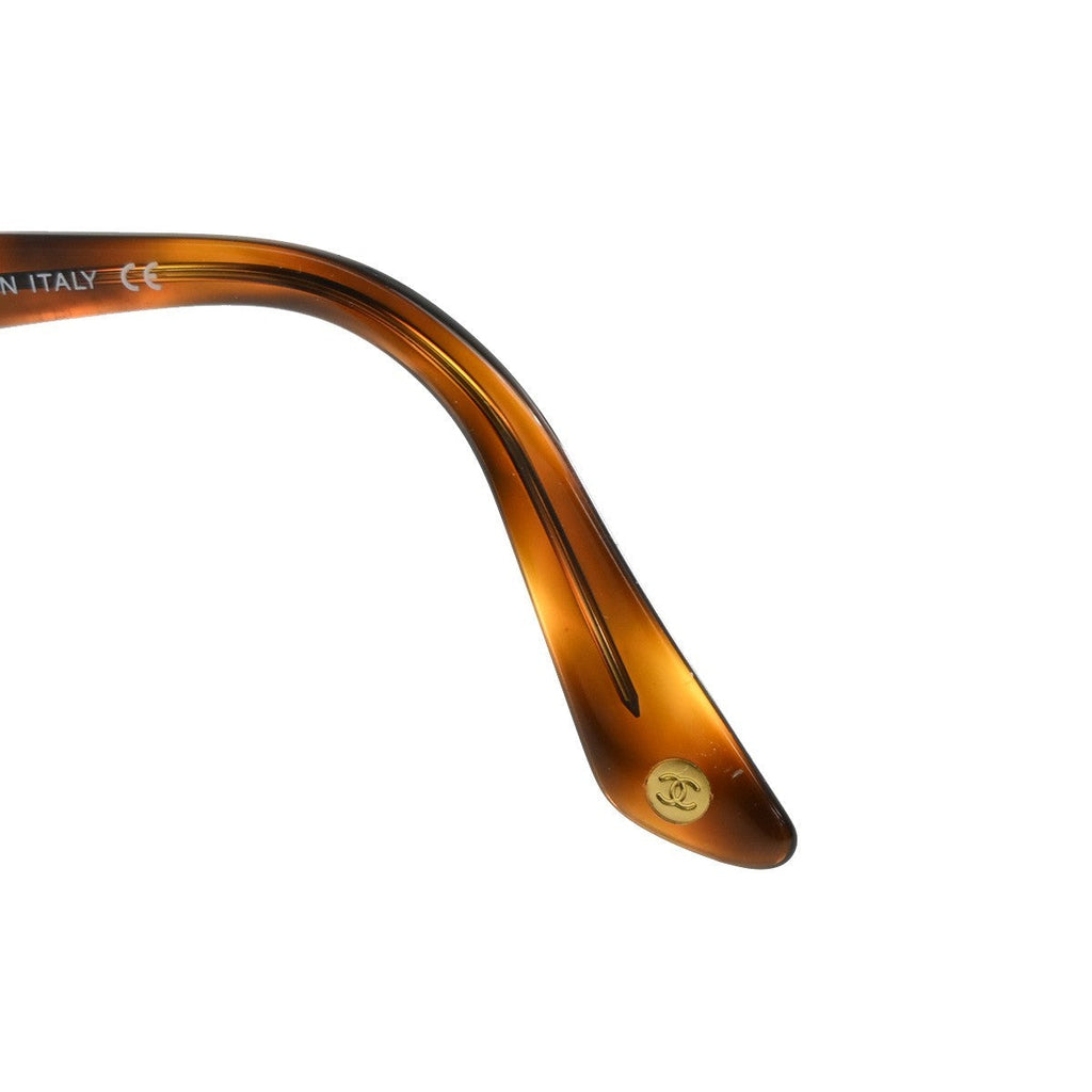 Chanel Chanel Logo Sunglasses Eye Wear Plastic Brown Plastic Sunglasse Accessory (Pre-Owned)