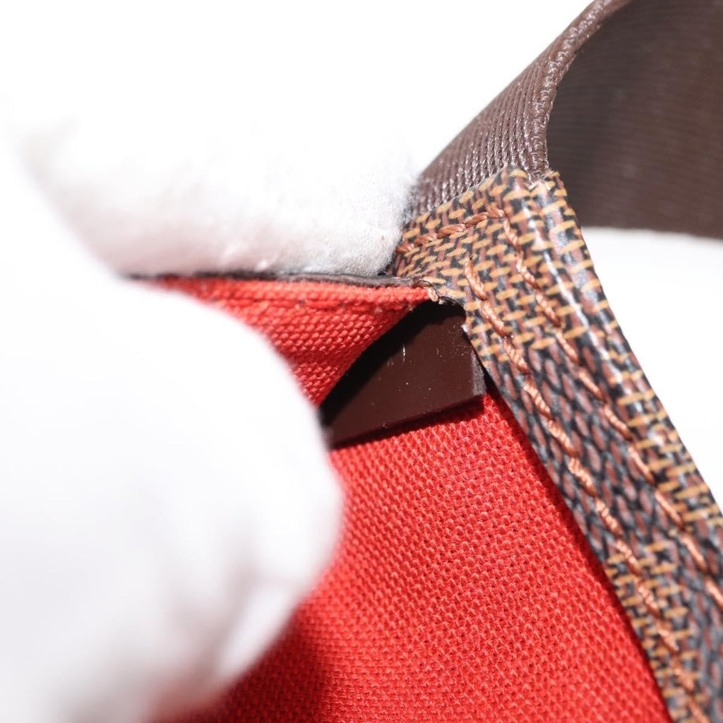 Louis Vuitton Geronimos Waist Bag Damier Brown Canvas Shoulder Bag Bag (Pre-Owned)