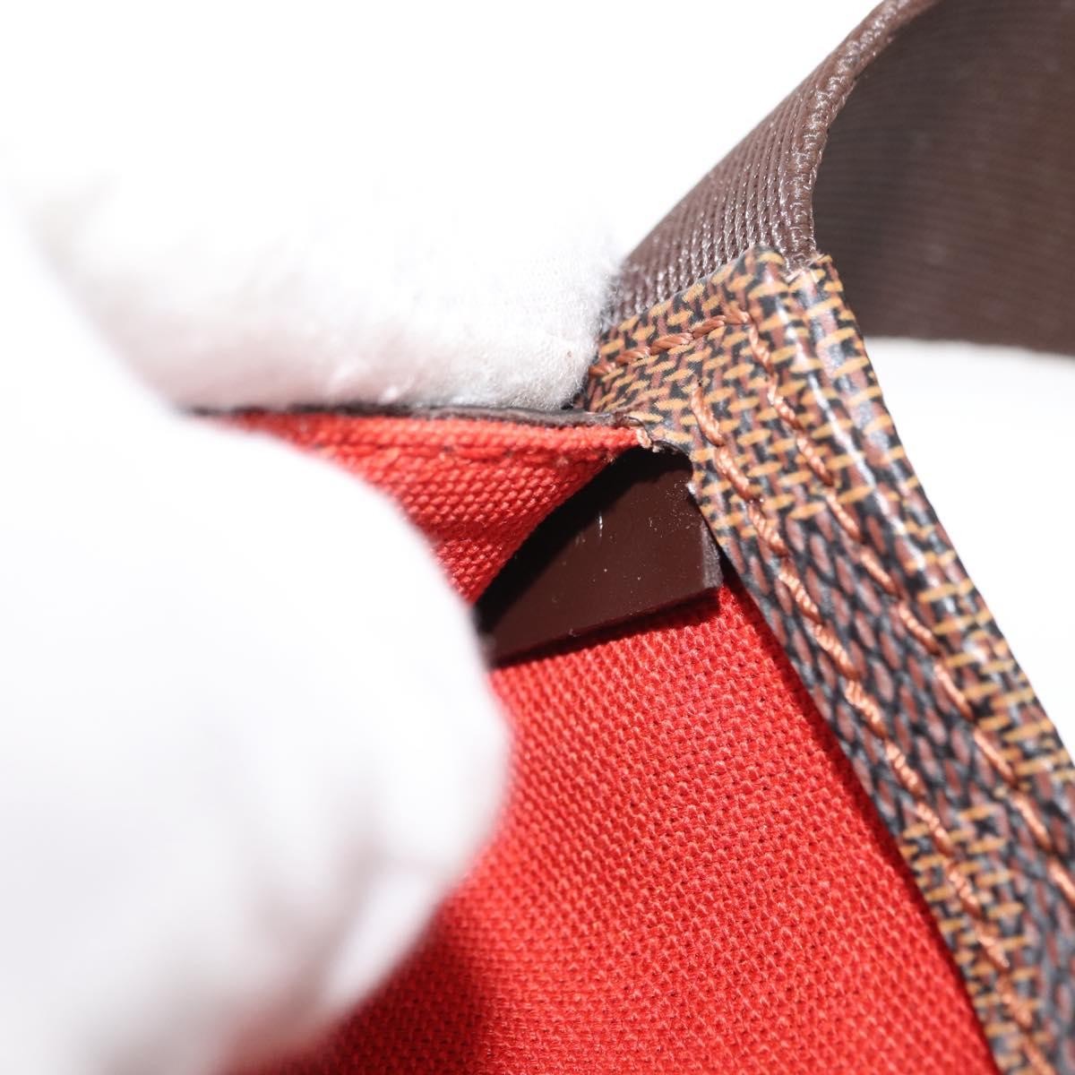 Louis Vuitton Geronimos Waist Bag Damier Brown Canvas Shoulder Bag Bag (Pre-Owned)
