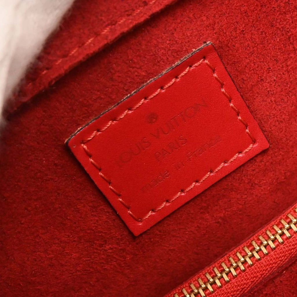 Louis Vuitton Pont Neuf Handbag Epi Leather Red Leather Handbag (Pre-Owned)