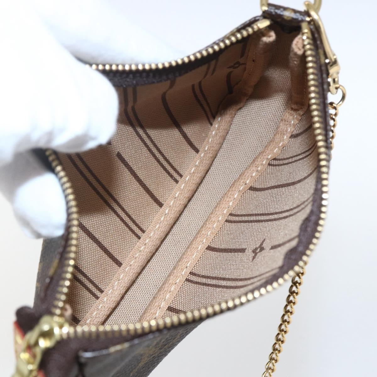 Louis Vuitton Pochette Accessoires Limited Edition Monogram Trunk Brown Canvas Clutche & Pouche Bag (Pre-Owned)