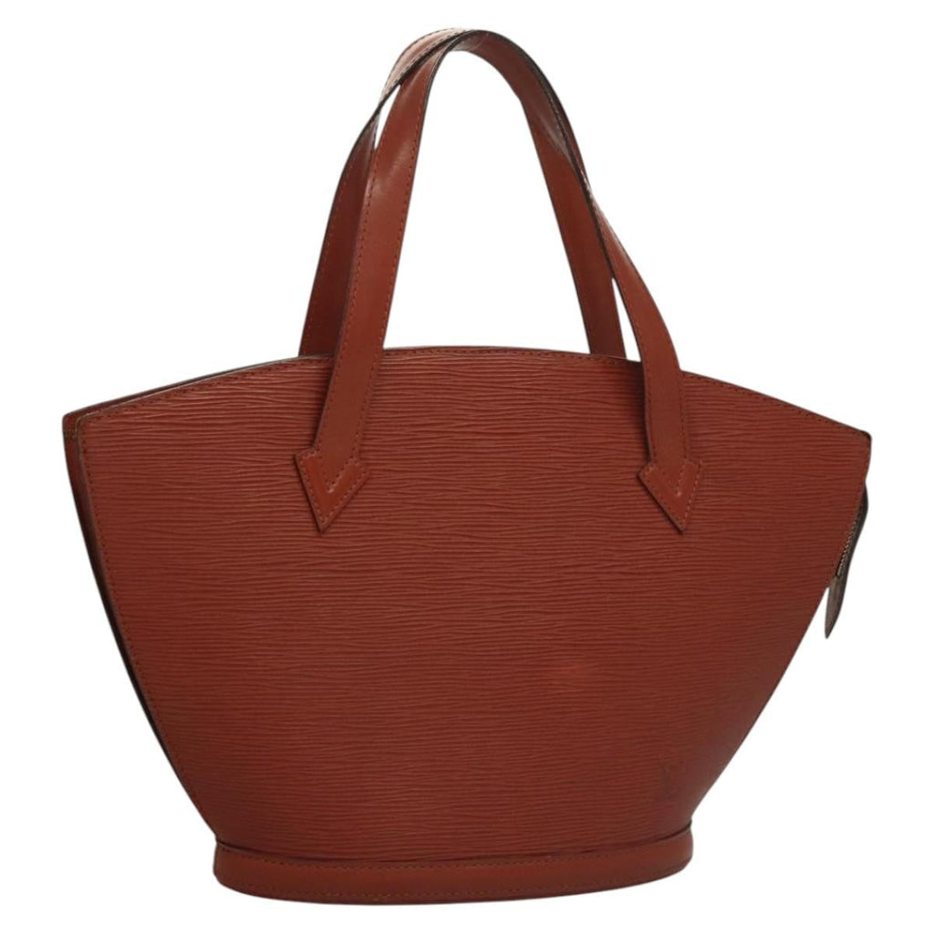Louis Vuitton Saint Jacques Handbag Epi Leather Brown Leather Handbag (Pre-Owned)