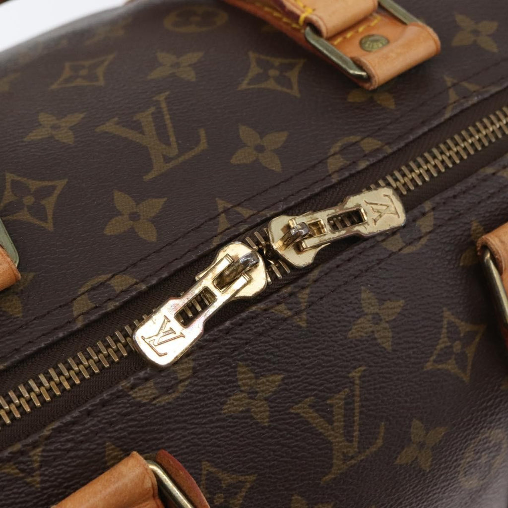 Louis Vuitton Keepall Bag Monogram Canvas Brown Canvas Travel Bag Bag (Pre-Owned)