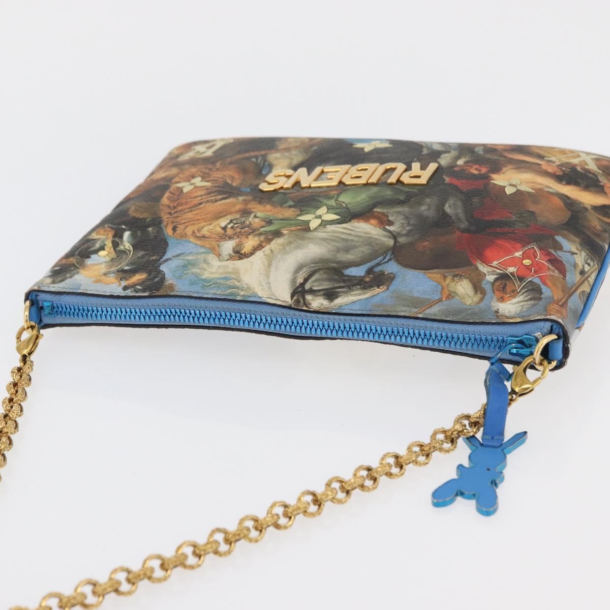 Louis Vuitton Pochette Clutch Limited Edition Jeff Koons Monet Print Canvas Multicolour Canvas Clutche & Pouche Bag (Pre-Owned)