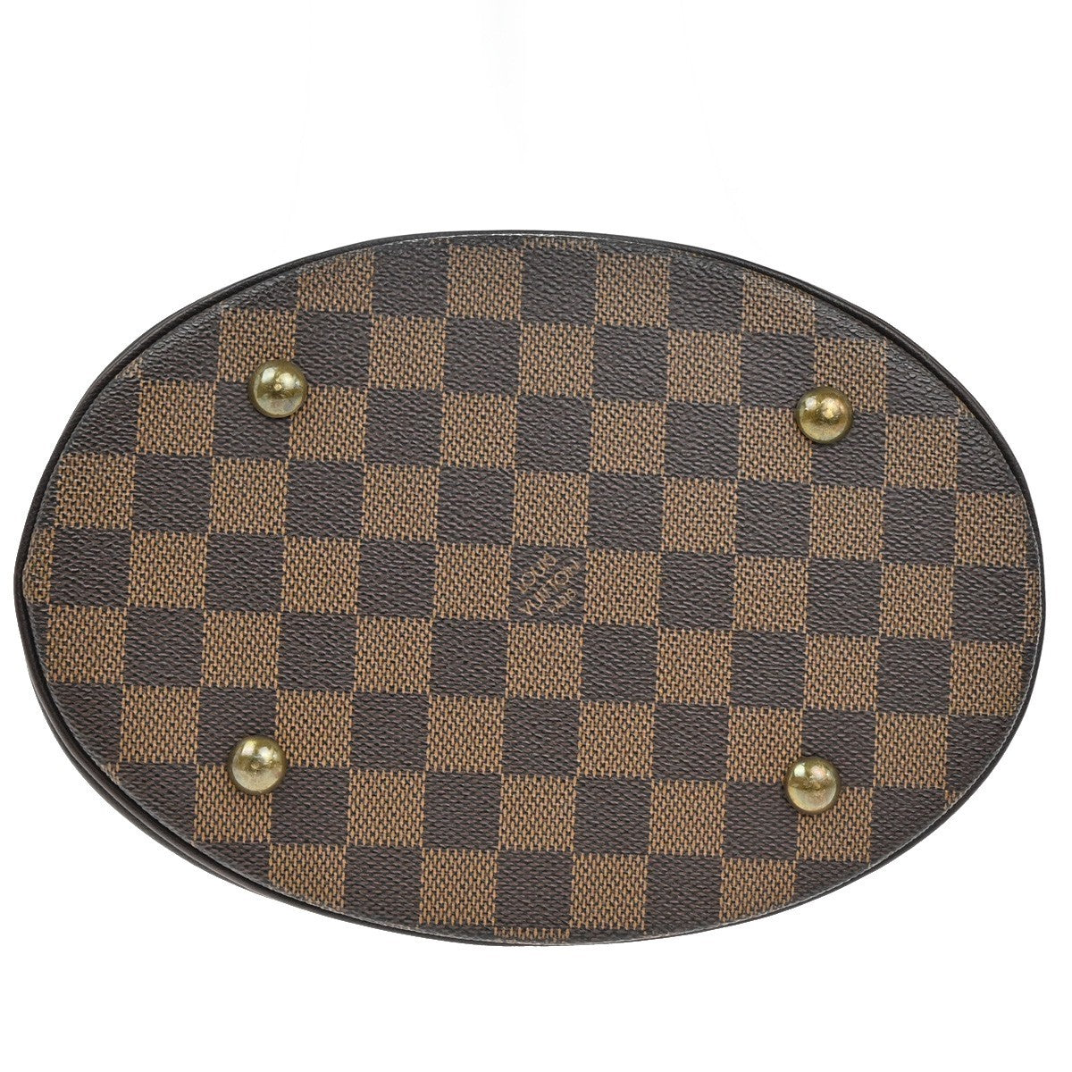 Louis Vuitton Marais Bucket Bag Damier Brown Leather Shoulder Bag Bag (Pre-Owned)