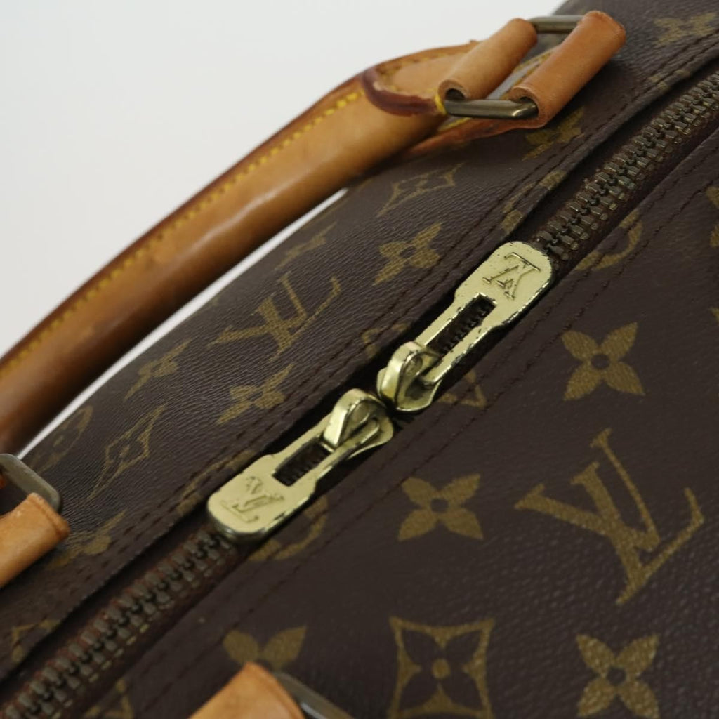 Louis Vuitton Keepall Bag Monogram Canvas Brown Canvas Travel Bag Bag (Pre-Owned)