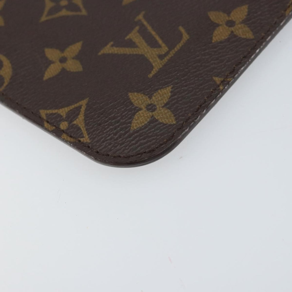 Louis Vuitton Neverfull Pochette Monogram Canvas Brown Canvas Clutche & Pouche Bag (Pre-Owned)