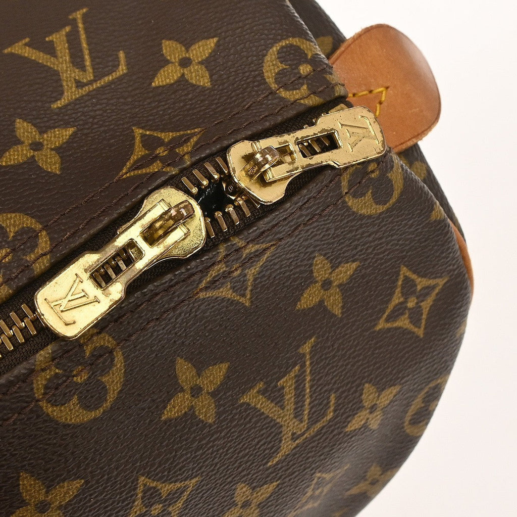 Louis Vuitton Keepall Bag Monogram Canvas Brown Canvas Travel Bag Bag (Pre-Owned)
