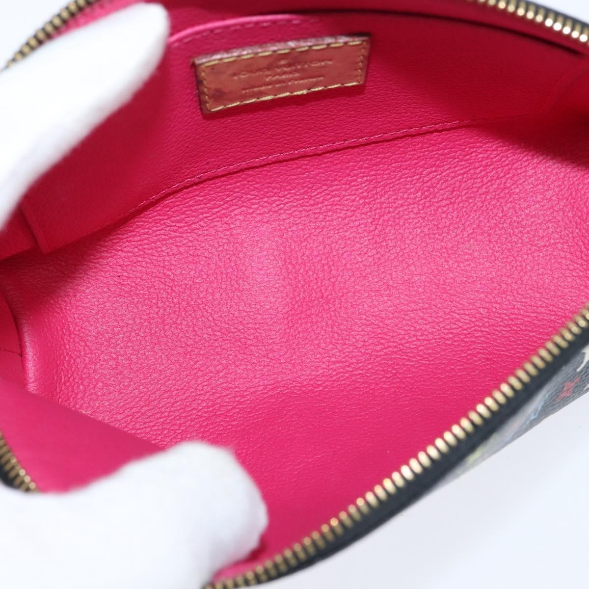 Louis Vuitton Cosmetic Pouch Monogram Multicolor Black Canvas Clutche & Pouche Bag (Pre-Owned)