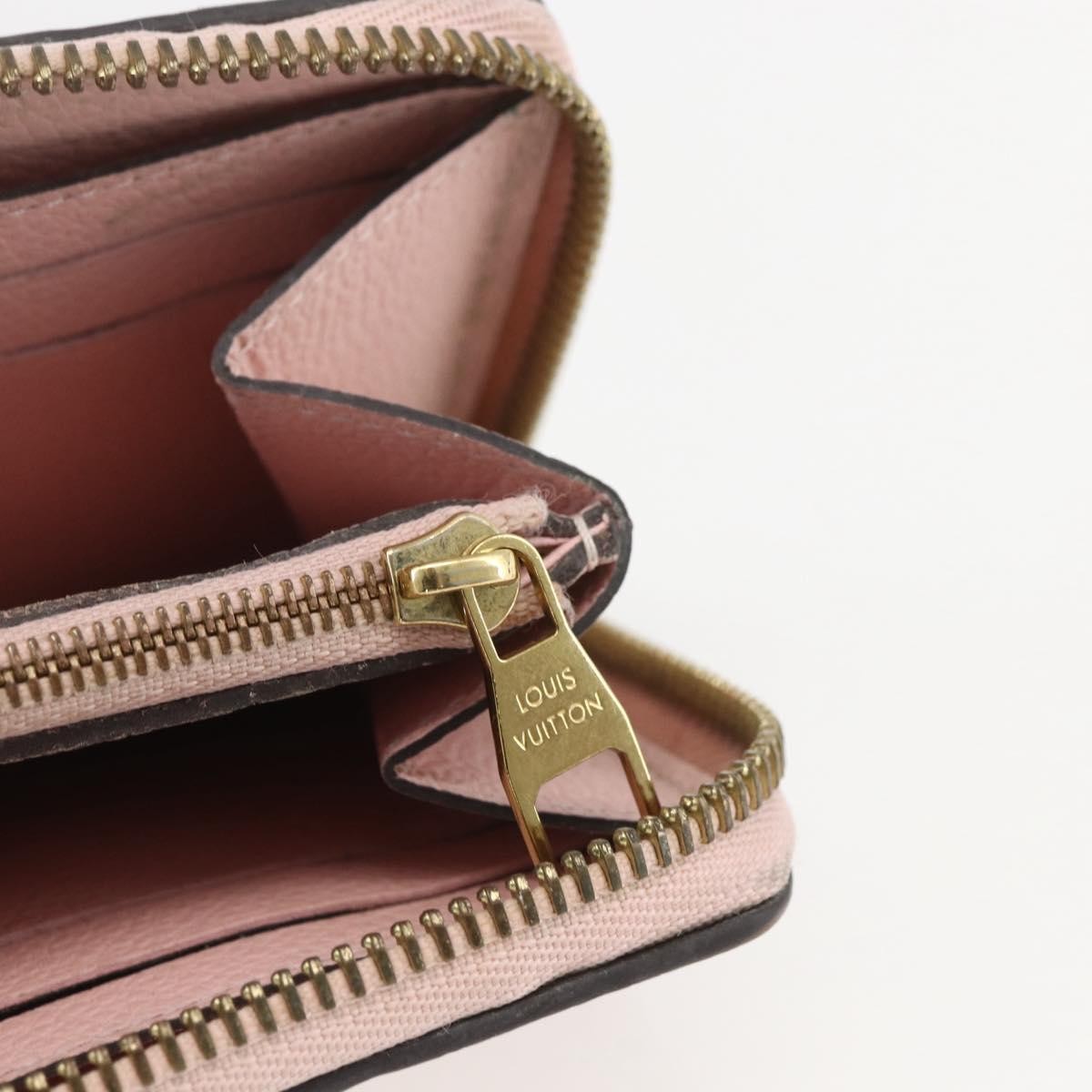 Louis Vuitton Clemence Wallet Monogram Empreinte Leather Pink Leather Wallets Accessory (Pre-Owned)
