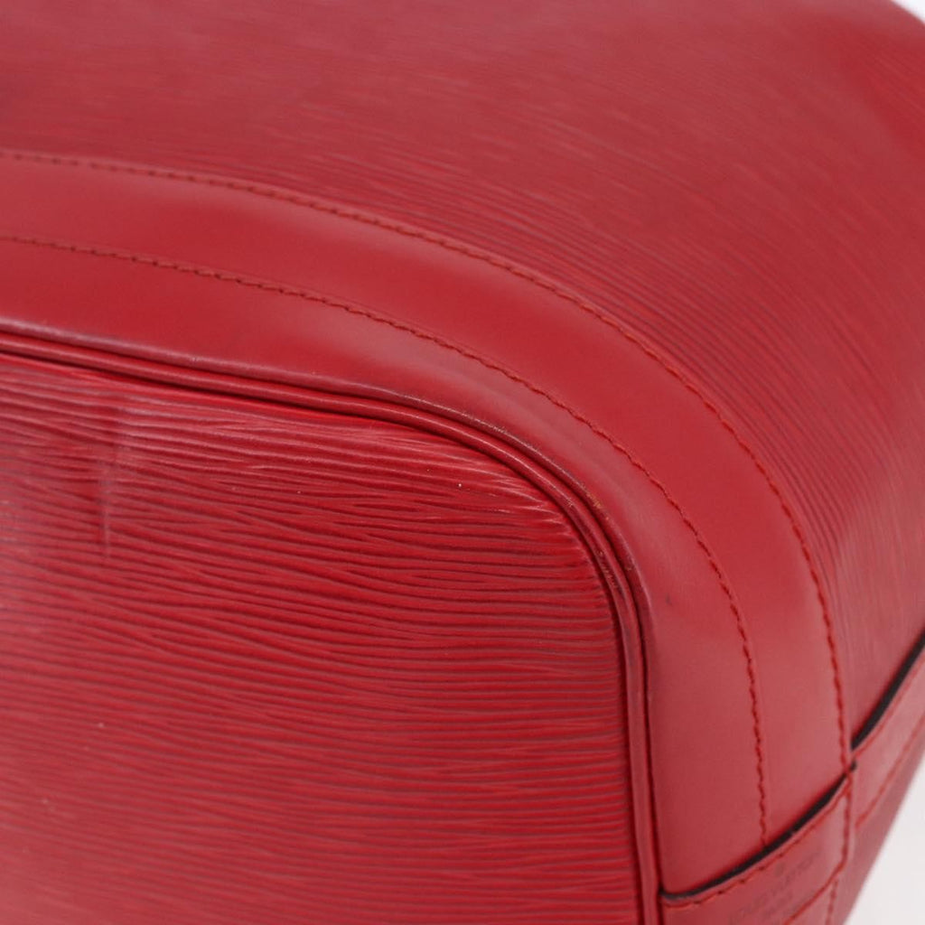 Louis Vuitton Noe Shoulder Bag Leather Red Leather Shoulder Bag Bag (Pre-Owned)