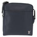 Louis Vuitton Alex Messenger Bag Taiga Leather Navy Leather Shoulder Bag Bag (Pre-Owned)