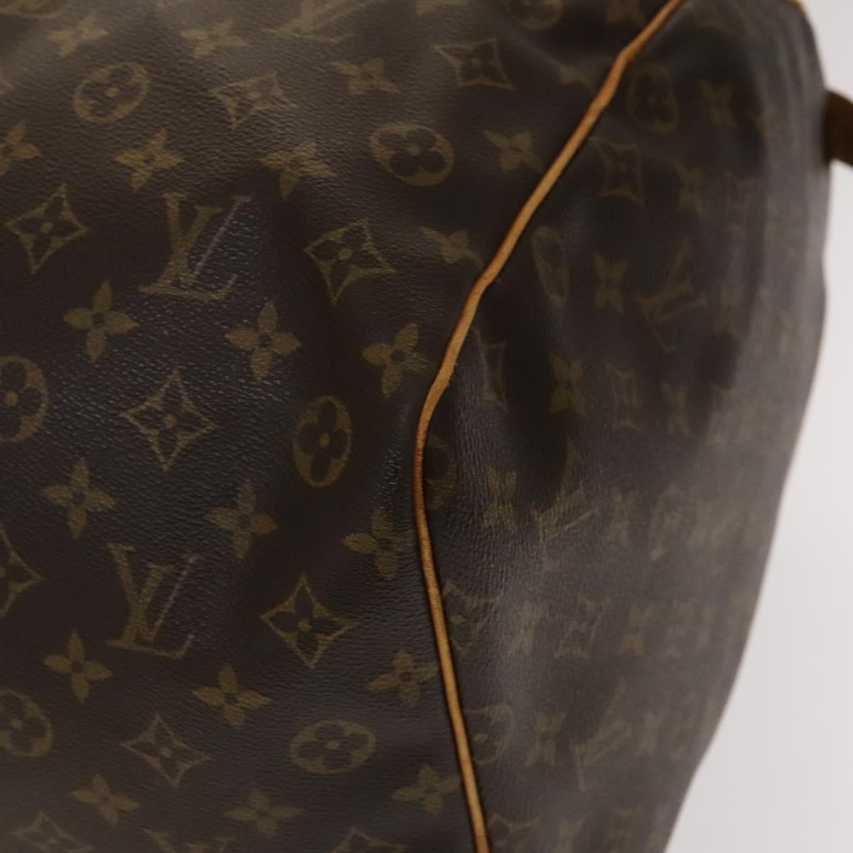 Louis Vuitton Keepall Bag Monogram Canvas Brown Canvas Travel Bag Bag (Pre-Owned)