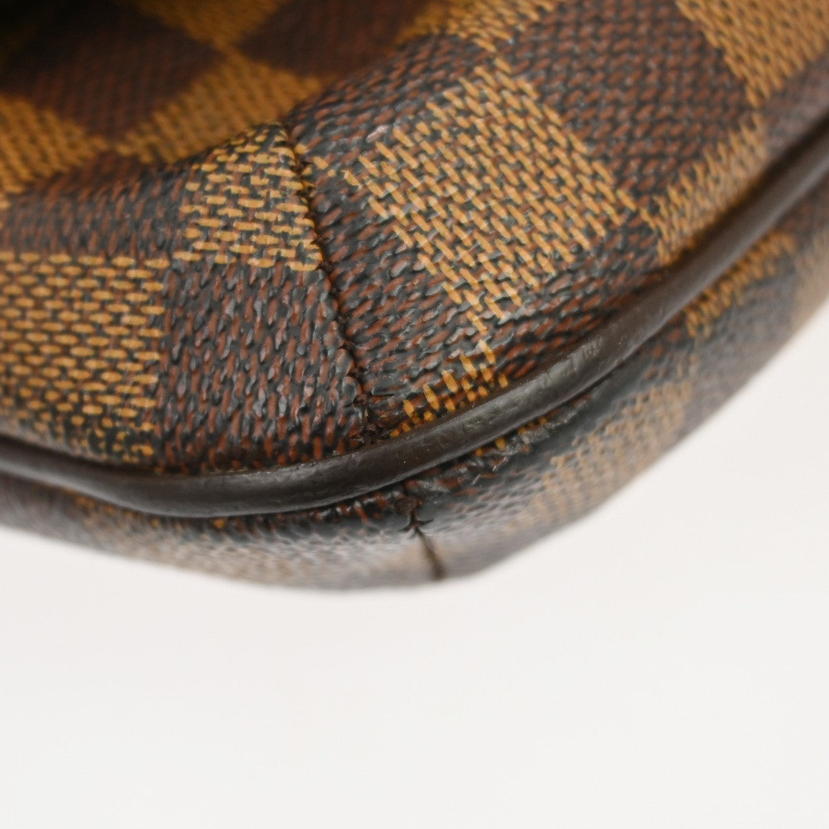 Louis Vuitton Musette Tango Handbag Damier Brown Canvas Shoulder Bag Bag (Pre-Owned)