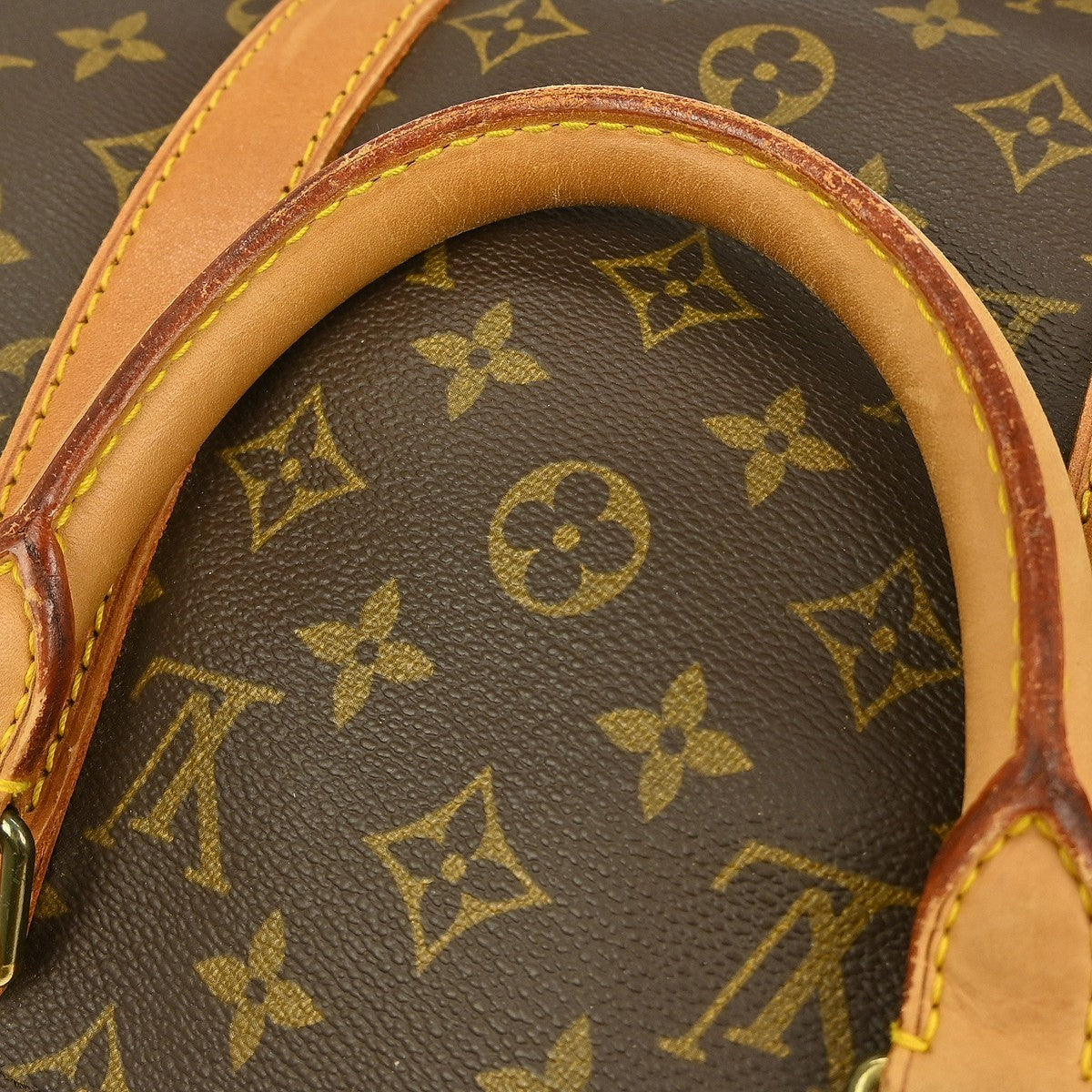 Louis Vuitton Keepall Bag Monogram Canvas Brown Canvas Travel Bag Bag (Pre-Owned)