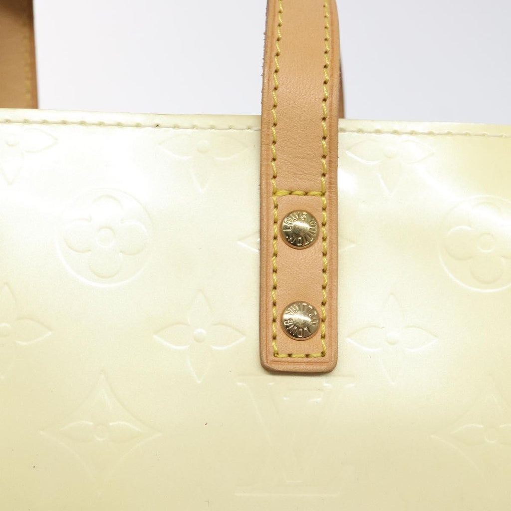 Louis Vuitton Reade Handbag Monogram Vernis Beige Patent_Leather Bag (Pre-Owned)