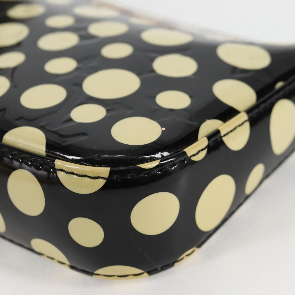 Louis Vuitton Pochette Accessoires Nm Kusama Infinity Dots Monogram Vernis Black Patent_Leather Clutche & Pouche Bag (Pre-Owned)