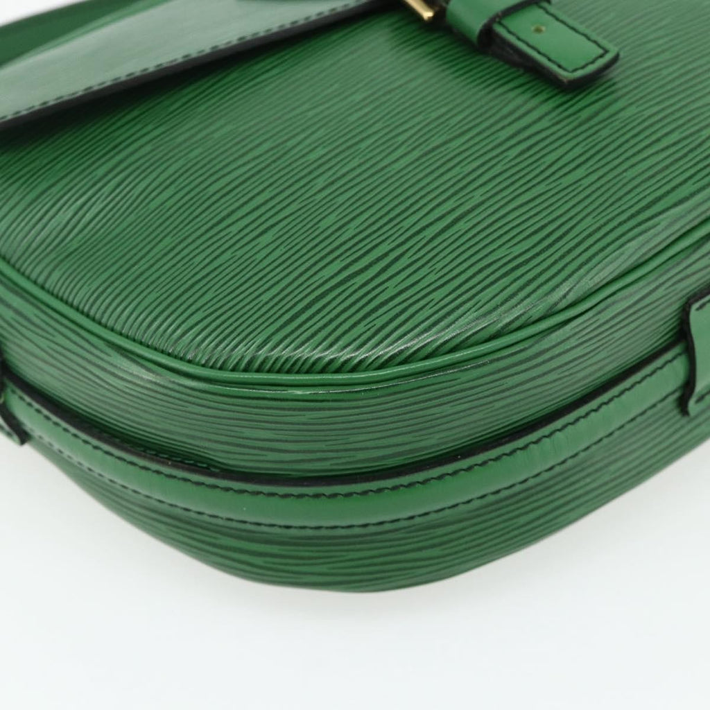 Louis Vuitton Jeune Fille Handbag Epi Leather Green Leather Shoulder Bag Bag (Pre-Owned)